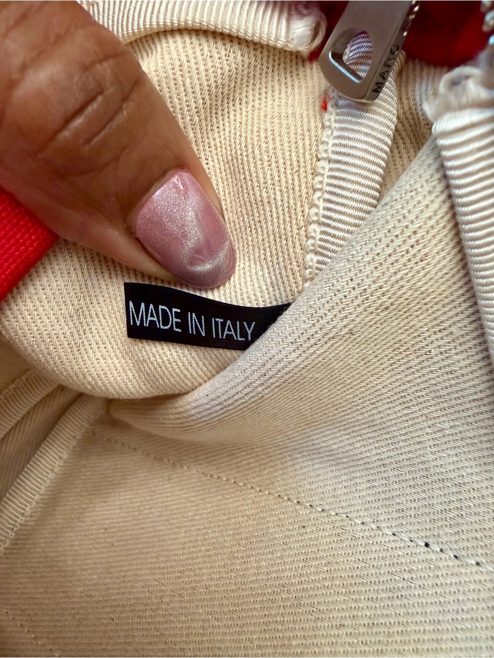 Vintage Marc Jacobs Canvas Rainbow Ribbon Baguette Bag (Made in Italy 🇮🇹) - Picture 10 of 11